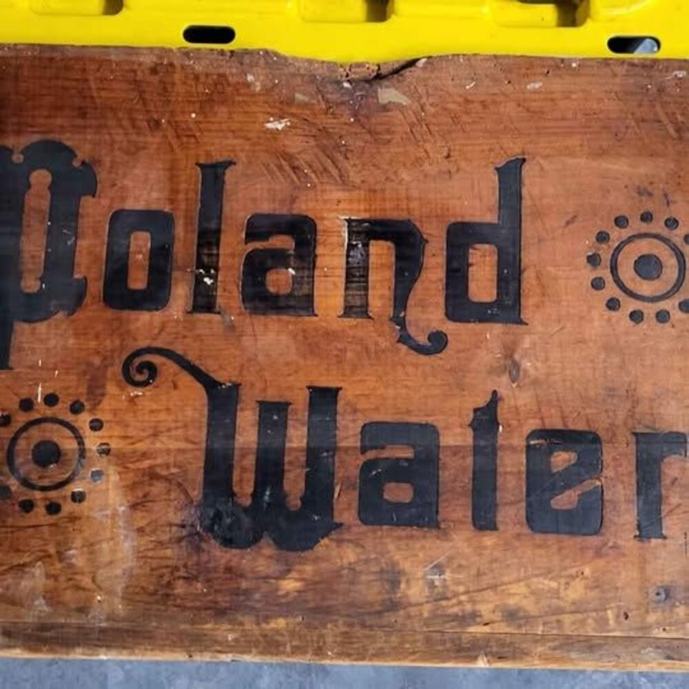 Antique 1880 Poland  Water of which later named Poland Springs Water Co. of Main